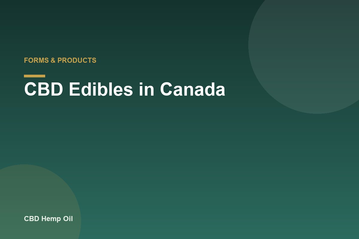 CBD Edibles in Canada